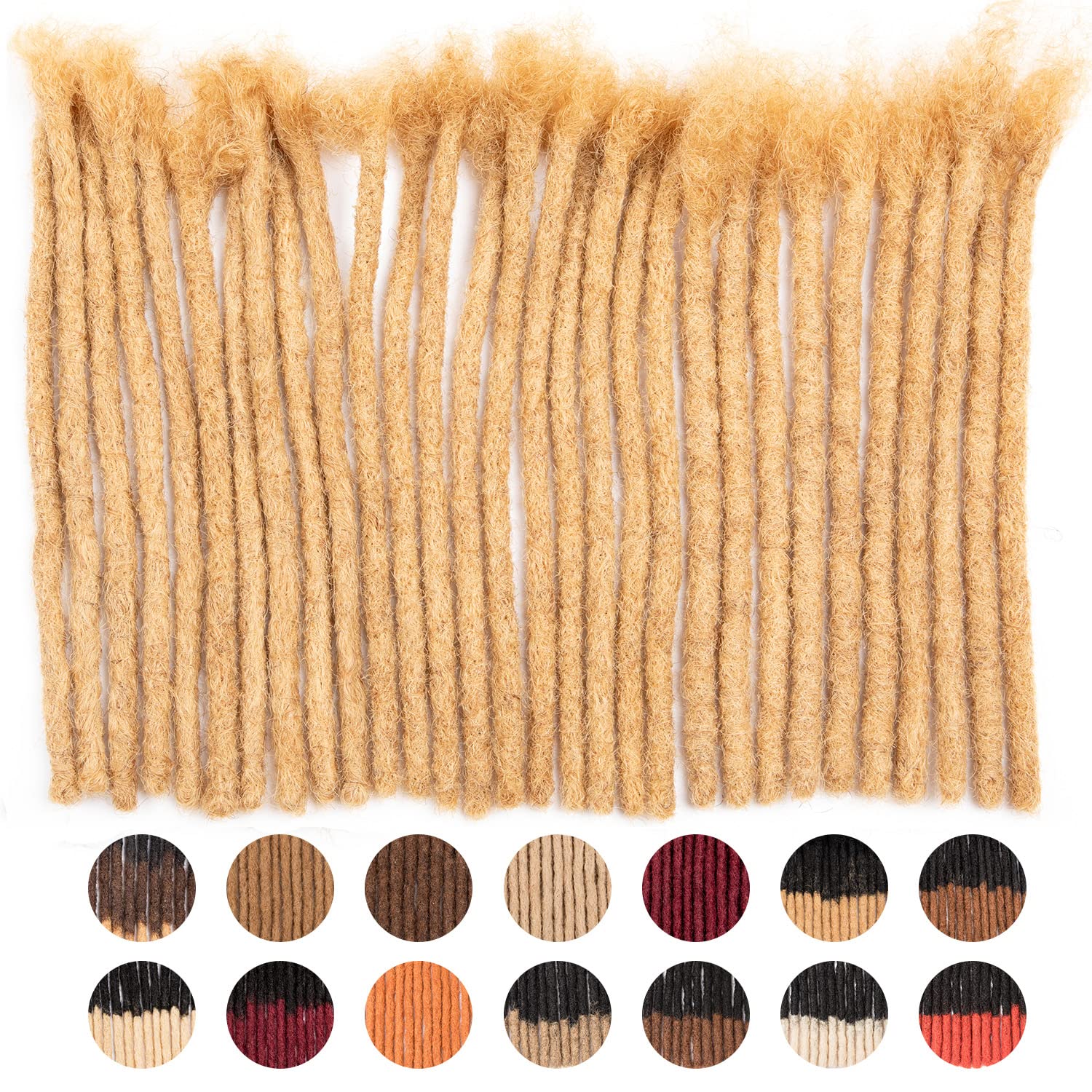 100% Human Hair Dreadlocks Long Human Hair Dreadlocks Human Hair Dreadlocks for Men