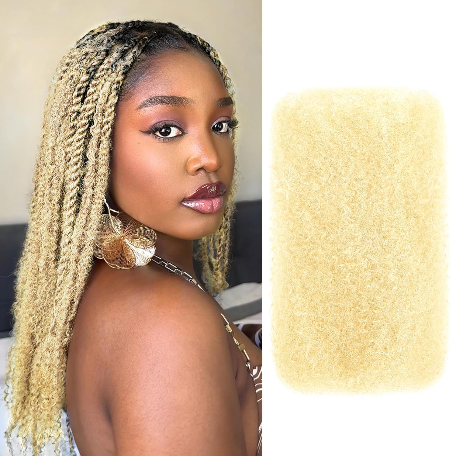 4C Afro Hair 10 Packs Afro Kinky Hair Natural Afro Hairstyle