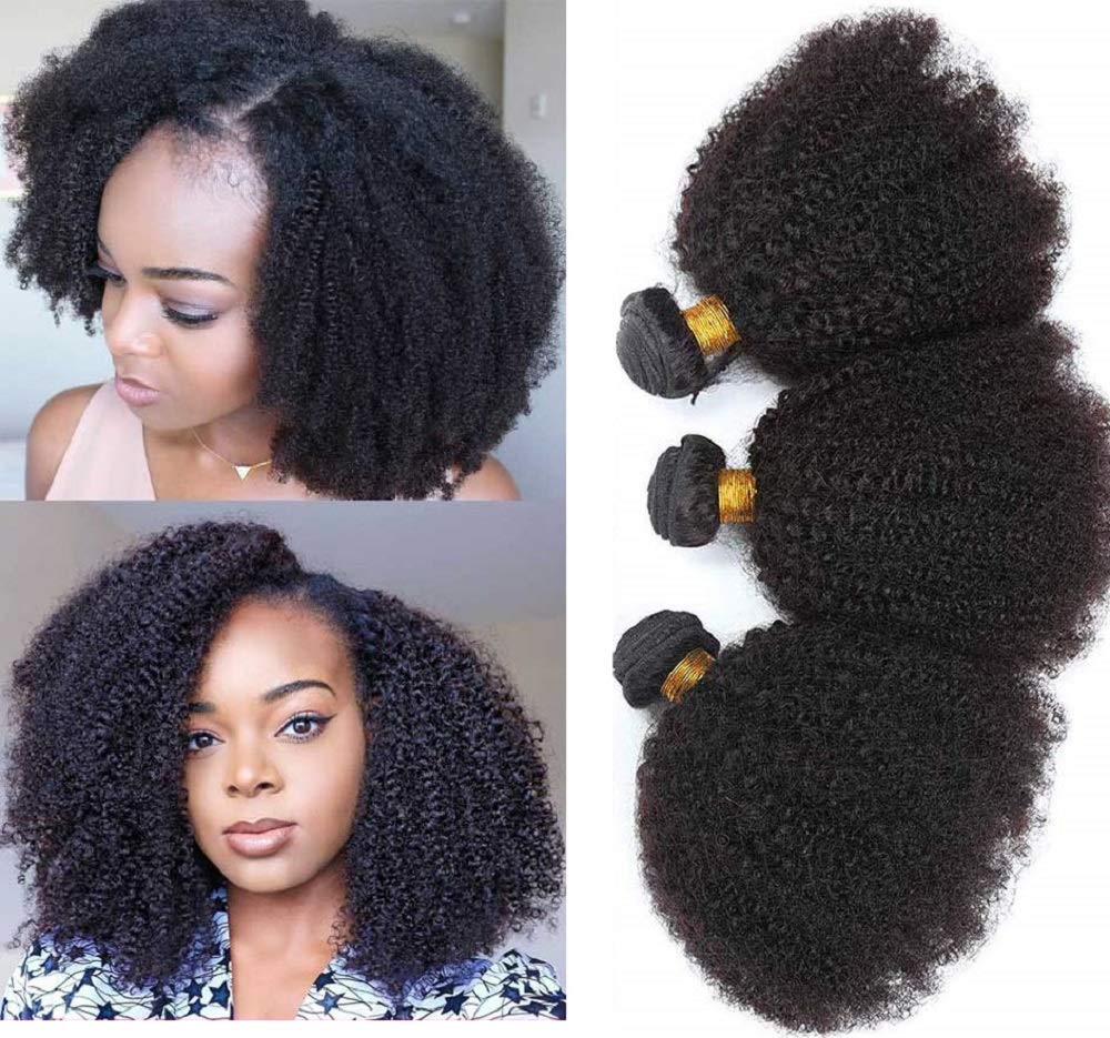 4C Human Afro Kinky Hair 12 Packs Afro Kinky Hair Protective Style Afro Hair