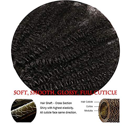 4C Human Afro Kinky Hair 6 Packs Afro Kinky Hair Protective Style Afro Hair