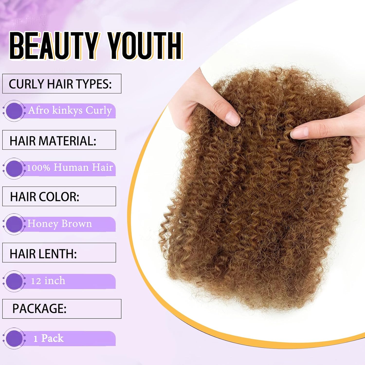 4C Twist Hair 10 Packs Afro Kinky Hair Braid Out Hairstyle