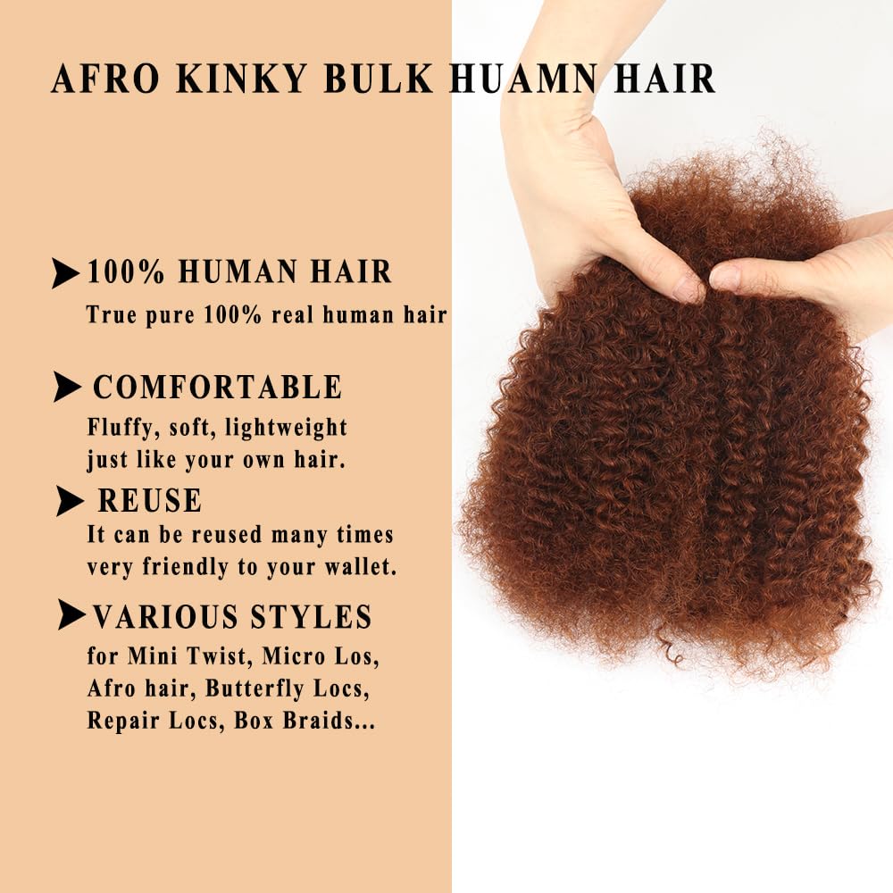 4C Twist Hair 8-26 Inch Afro Kinky Hair Natural Afro Hairstyle