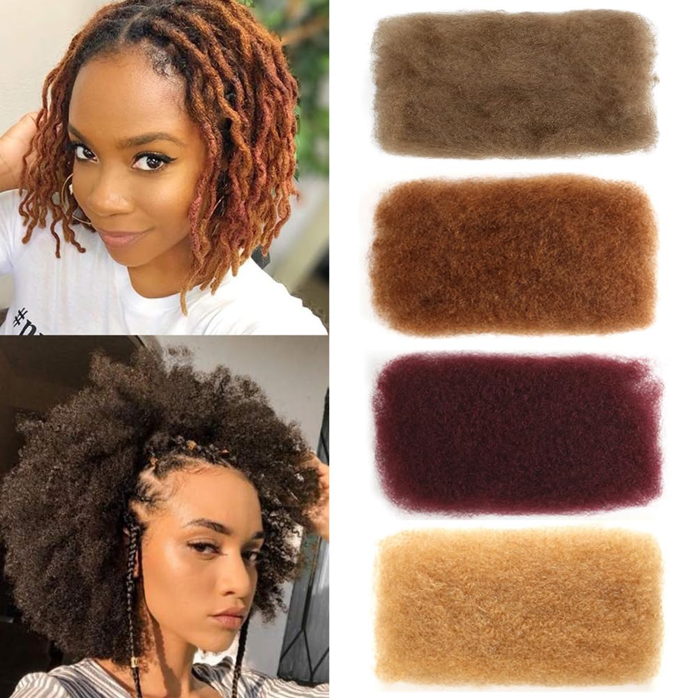 Afro Kinky Bulk Human Hair No Frizz For Locs
