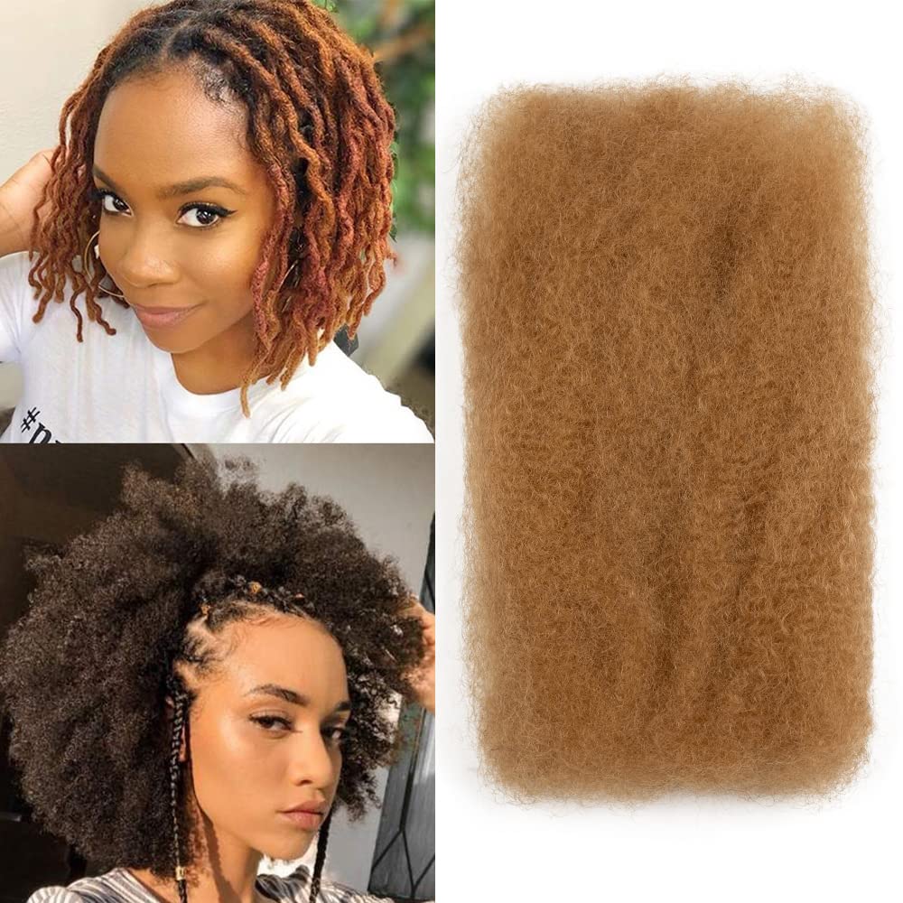Afro Kinky Bulk Human Hair Chemical-Free For Twists