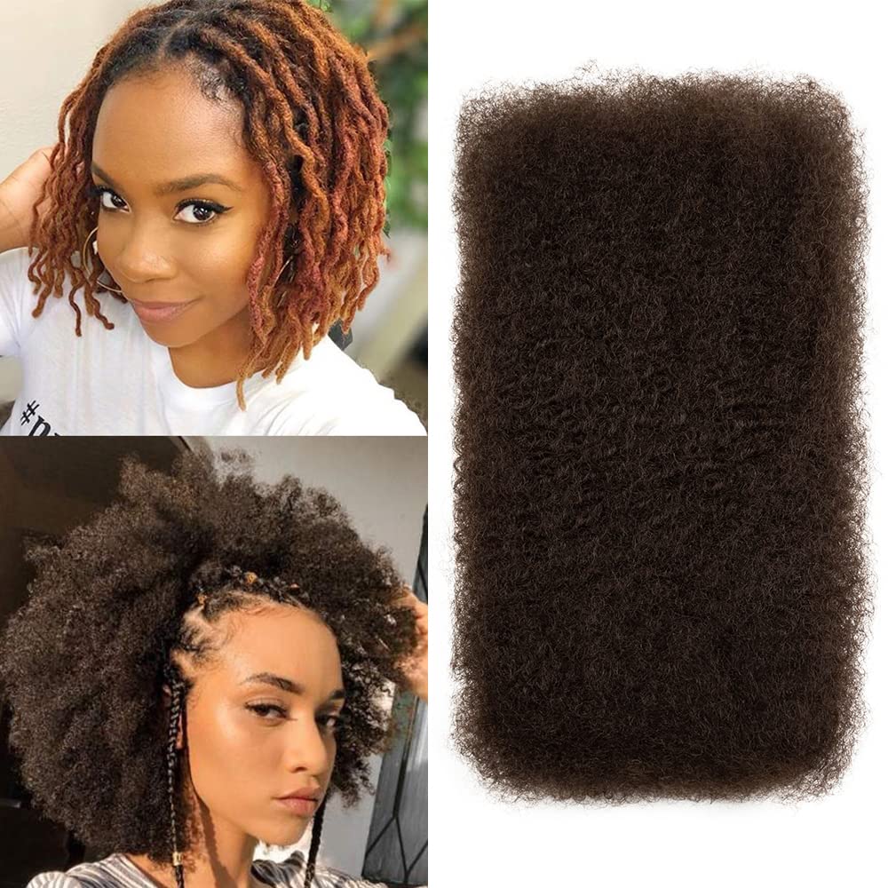 Afro Kinky Bulk Human Hair Durable For Protective Styles