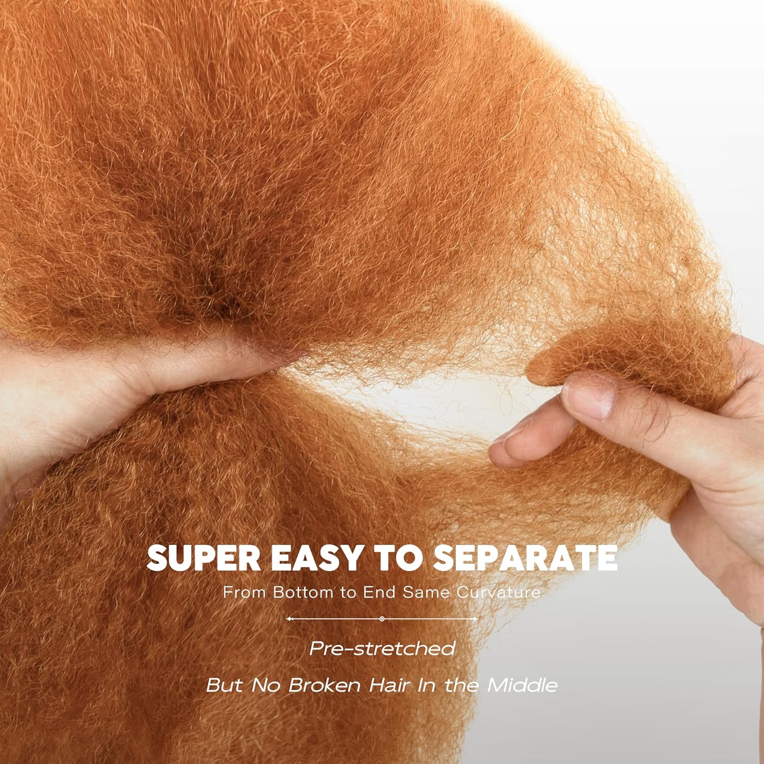 Bulk Human Hair Long-Lasting Afro Texture