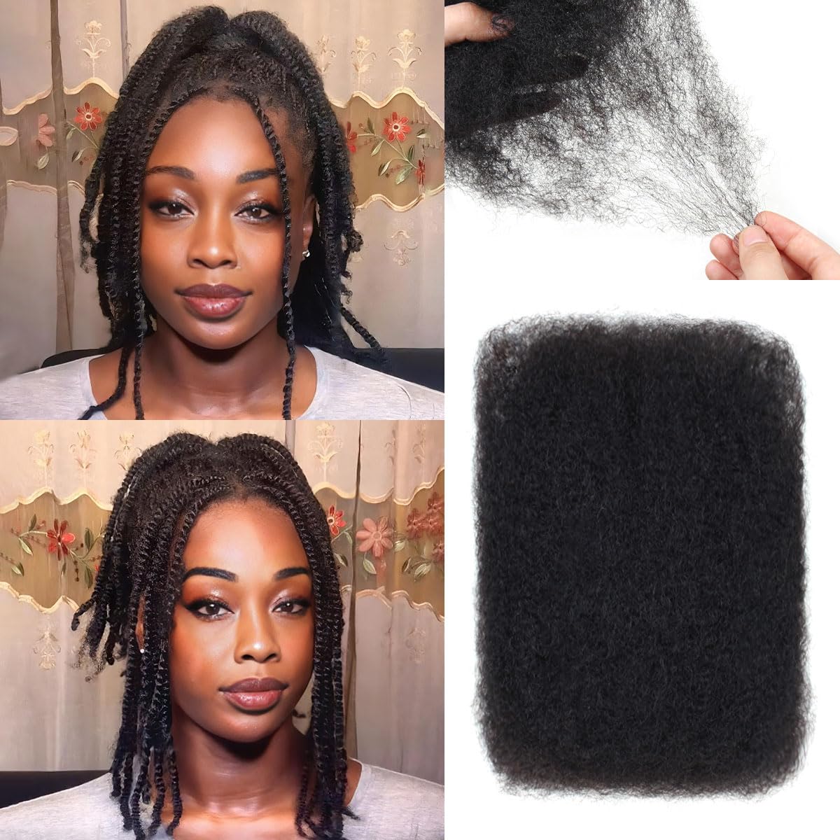 Bulk Human Hair Virgin Natural Black