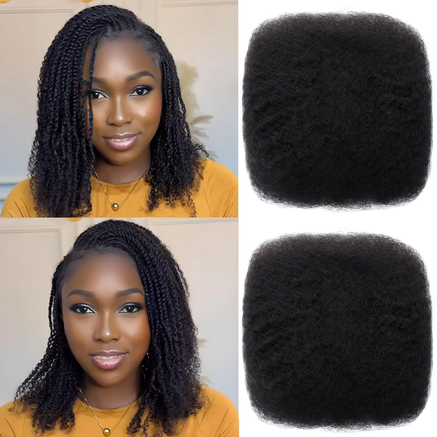 Bulk Human Hair Long-Lasting For Locs