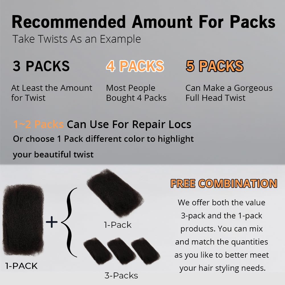 Bulk Human Hair Soft For Locs