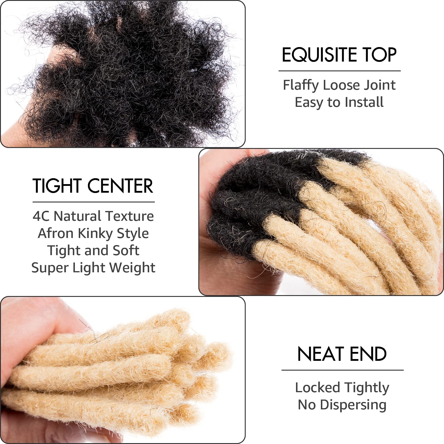 Human Hair Dreadlocks Ombre Human Hair Dreadlocks Human Hair Dreadlocks for Black Women
