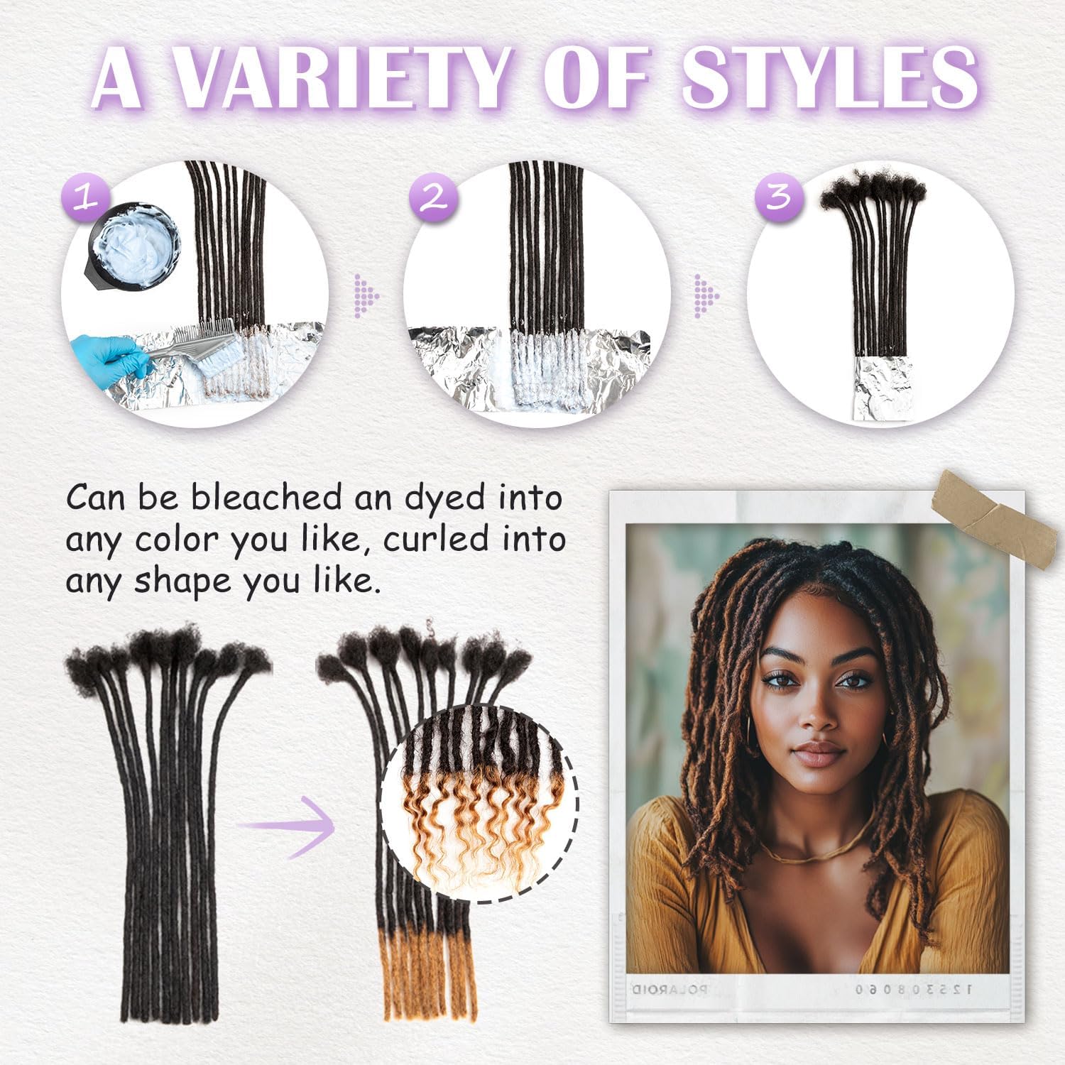 Human Hair Dreadlocks Short Human Hair Dreadlocks Human Hair Dreadlocks for Weddings