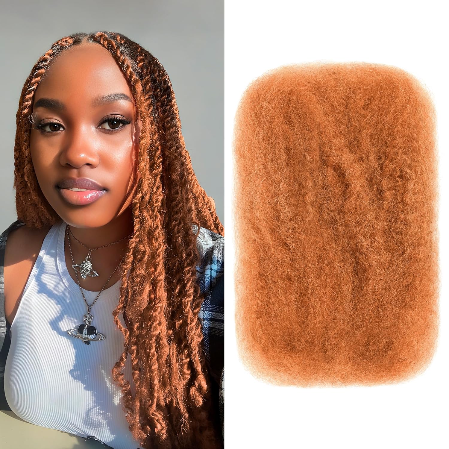 Kinky Bulk Hair High Quality For Locs