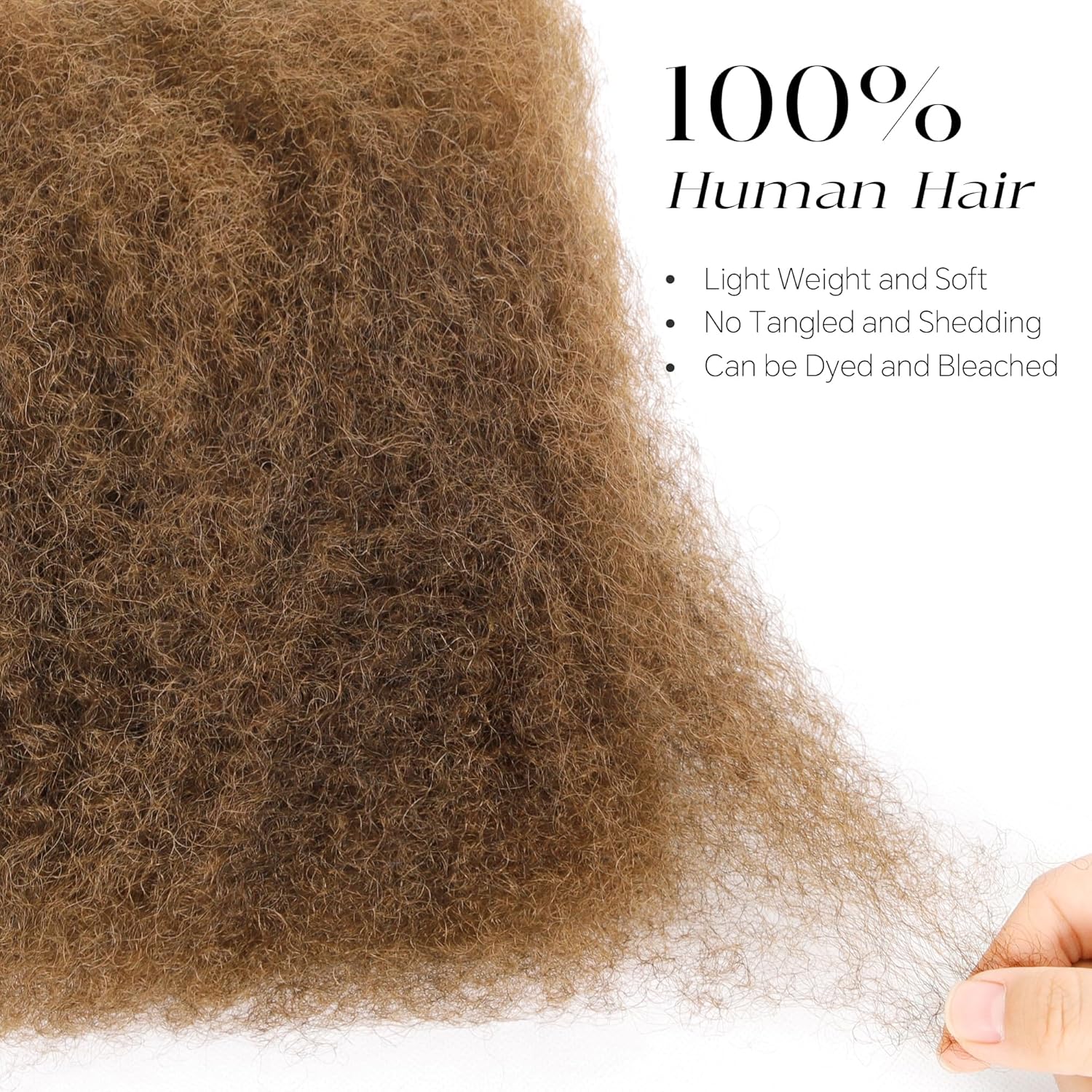 Kinky Bulk Hair High Quality For Weaving