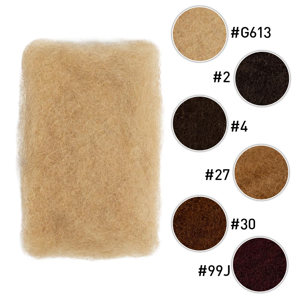 Kinky Bulk Hair Long-Lasting Natural Black