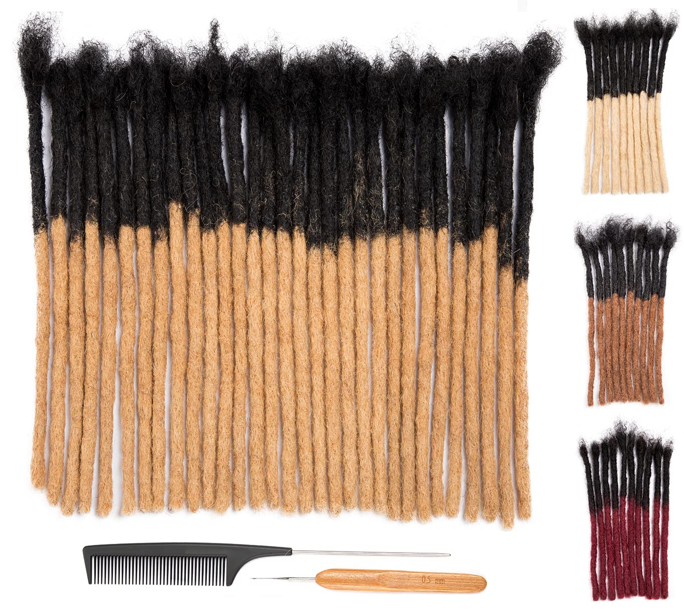 Natural Human Hair Dreadlocks Ombre Human Hair Dreadlocks Human Hair Dreadlocks for Black Women