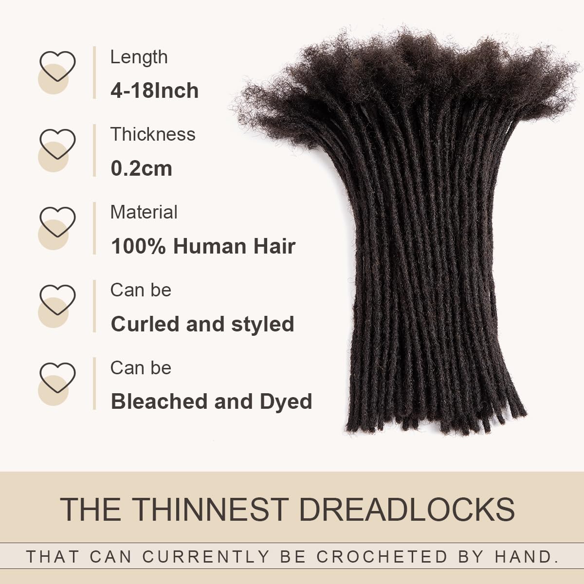 Real Human Hair Dreadlocks Ombre Human Hair Dreadlocks Human Hair Dreadlocks for Weddings