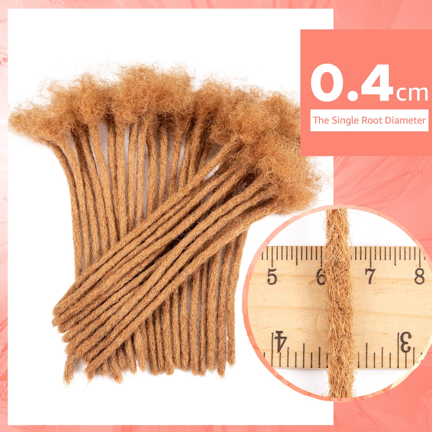 Real Human Hair Dreadlocks Curly Human Hair Dreadlocks Human Hair Dreadlocks for Cosplay