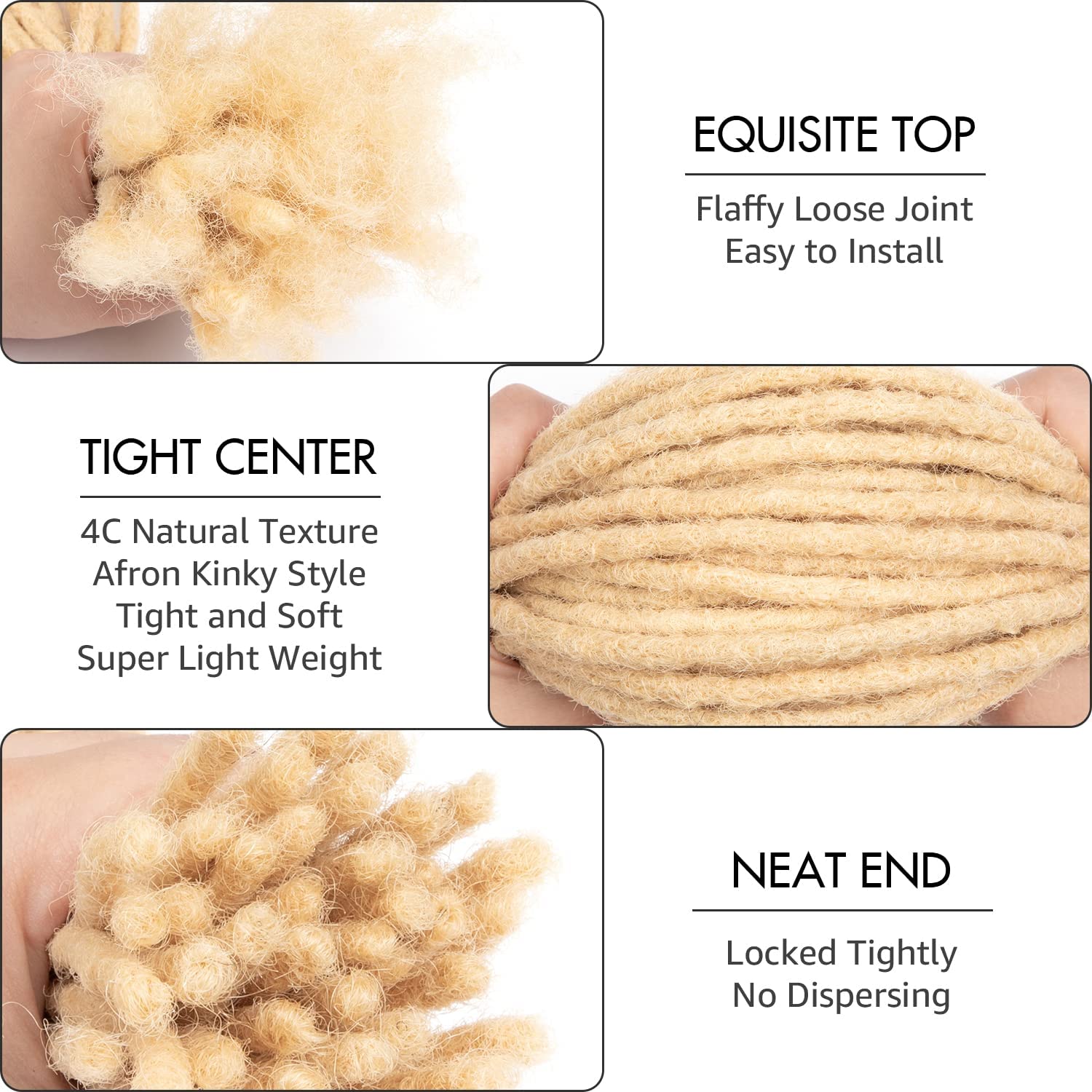 Real Human Hair Dreadlocks Long Human Hair Dreadlocks Human Hair Dreadlocks for Black Women