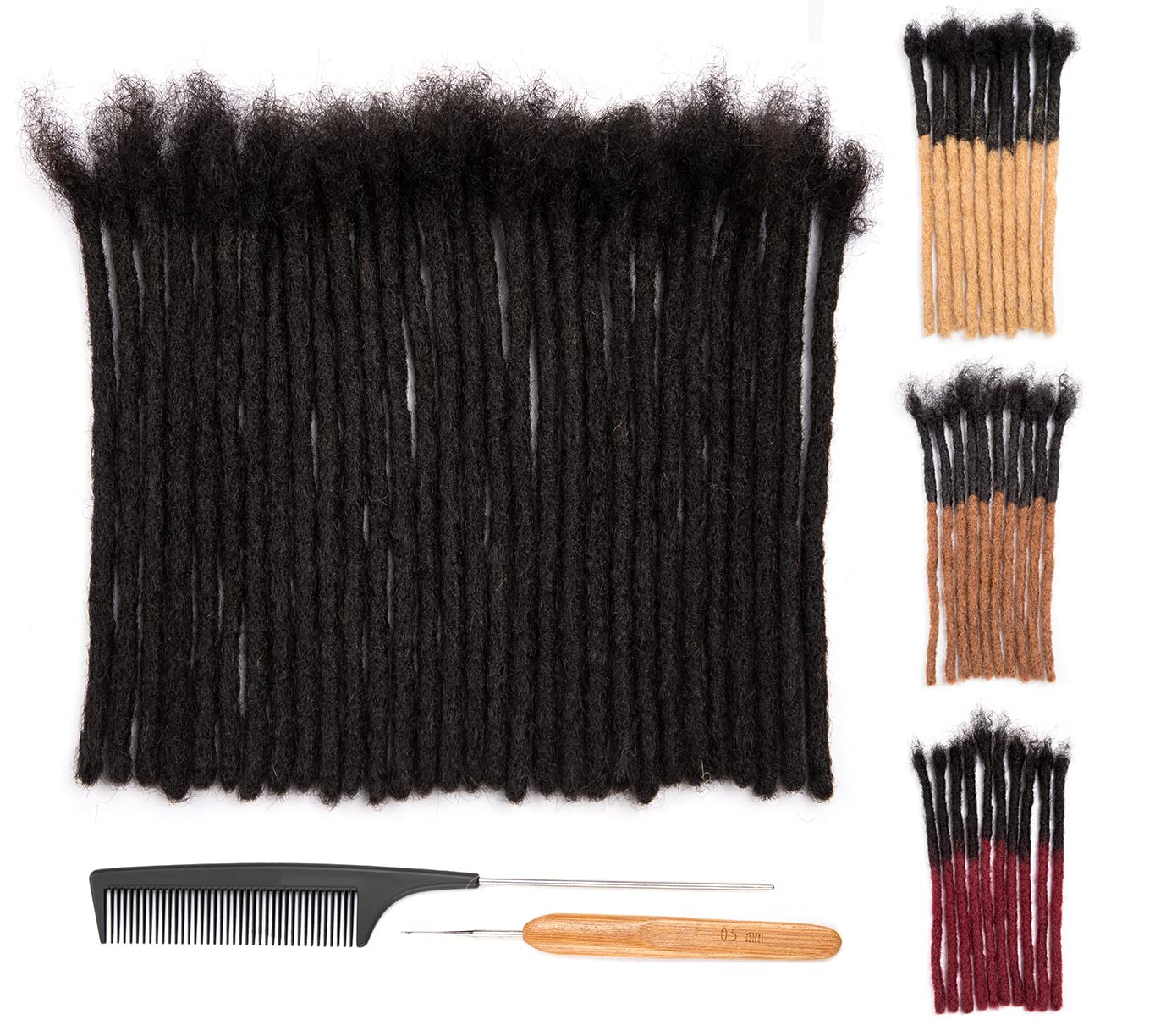 Real Human Hair Dreadlocks Curly Human Hair Dreadlocks Human Hair Dreadlocks for Weddings