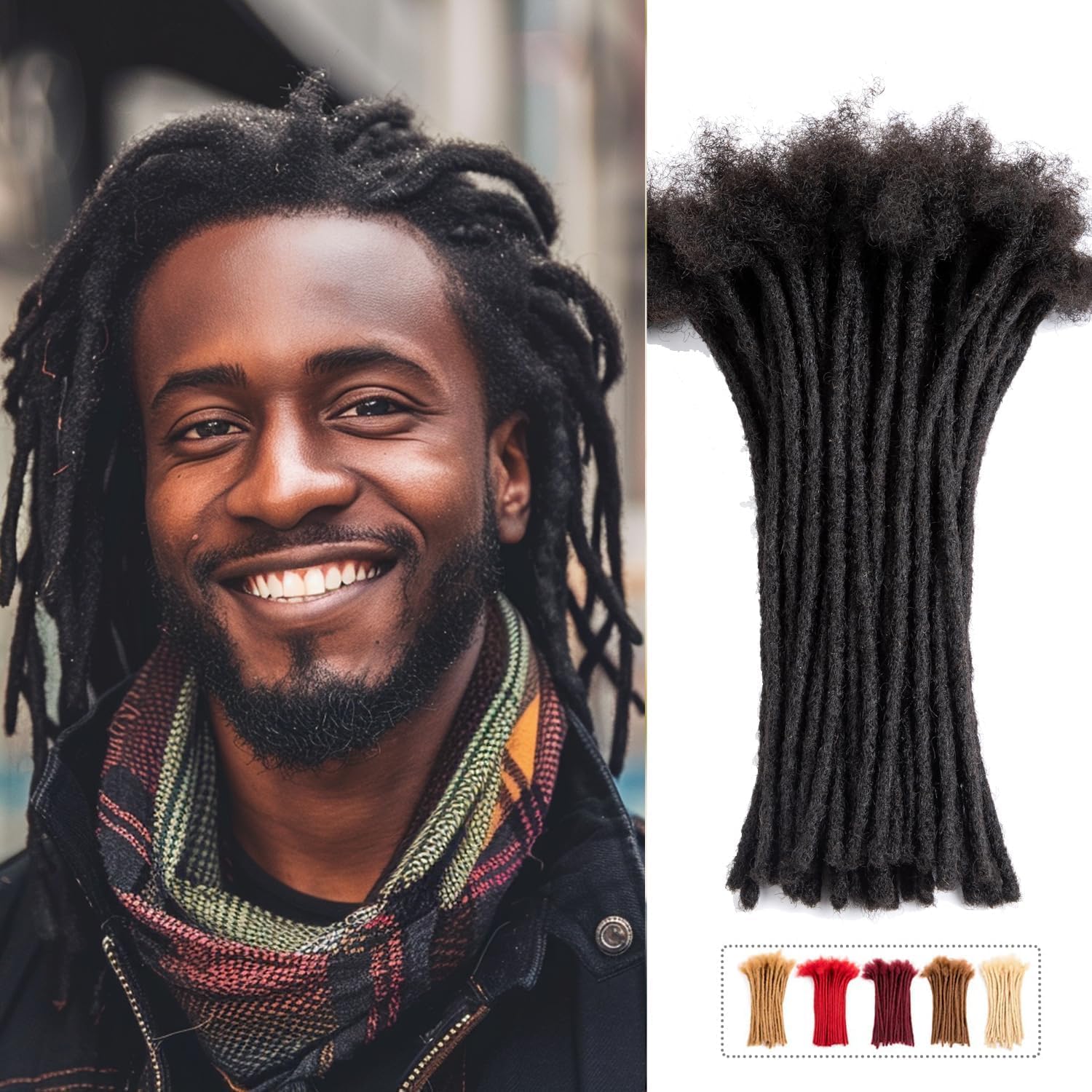 Real Human Hair Dreadlocks Thick Human Hair Dreadlocks Human Hair Dreadlocks for Cosplay