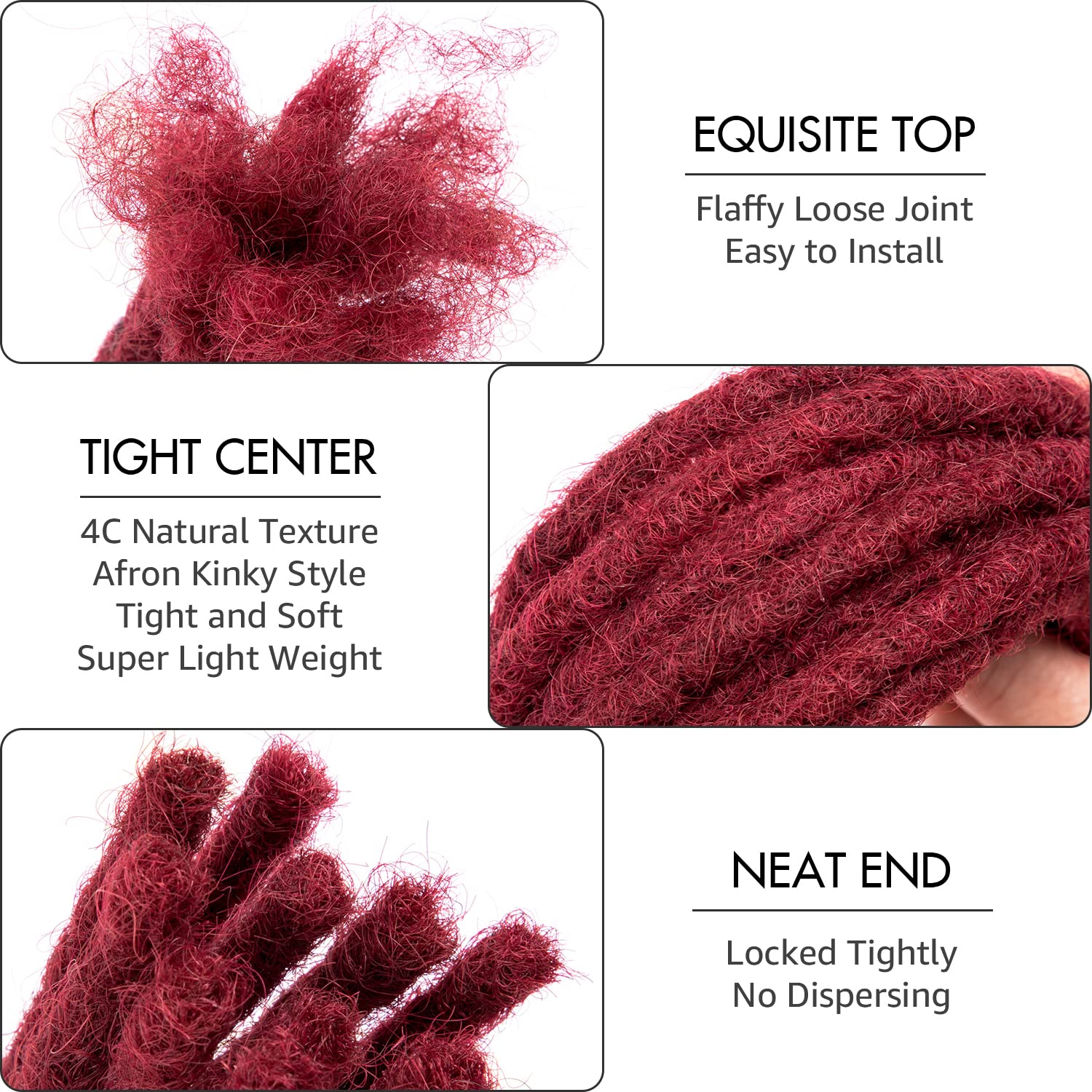 Real Human Hair Dreadlocks