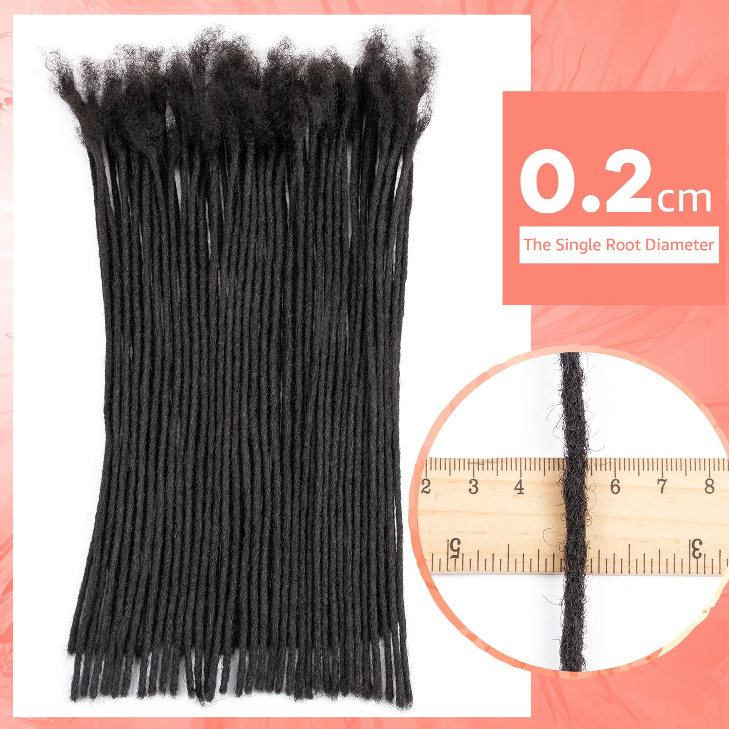Real Human Hair Dreadlocks Thick Human Hair Dreadlocks Human Hair Dreadlocks for Men